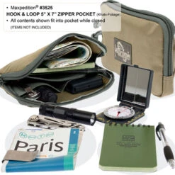 Maxpedition Hook-&-Loop 5 X 7in Zipper Pocket -Outdoor Equipment Store 6877 2 1 88140.1587387256