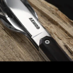 Akinod 12H34 Magnetic Cutlery Set Ebony -Outdoor Equipment Store AKI01M00004 56178.1616595308