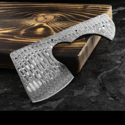 Hatchet Blade Blank Damascus 8 Hatchet Blade Blank Damascus -Outdoor Equipment Store BL159D.3 16238.1688563673