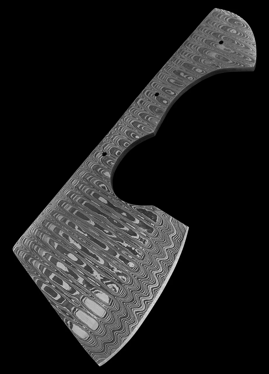 Hatchet Blade Blank Damascus 5 Hatchet Blade Blank Damascus - Image 5