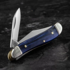 Case Peanut Blue Pearl Folding Knife 8 Case Peanut Blue Pearl Folding Knife -Outdoor Equipment Store CA23446.2 78313.1688044600
