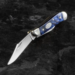 Case Peanut Blue Pearl Folding Knife 10 Case Peanut Blue Pearl Folding Knife -Outdoor Equipment Store CA23446.4 70870.1688044600