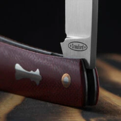 Chris Crawford Custom EDC-B Slipjoint Red 8 Chris Crawford Custom EDC-B Slipjoint Red -Outdoor Equipment Store CUS BS23 23det2 09612.1687954440.1280.1280 57021.1687963448