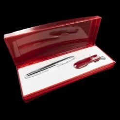 Fisher Victorinox Pen And Knife Set -Outdoor Equipment Store FP400VICRC02 91598.1668611074
