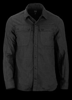 TAD Highland Shirt Heather Charcoal 9 TAD Highland Shirt Heather Charcoal -Outdoor Equipment Store HIGHLAND SHIRT HEATHER CHARCOAL 78825.1665664240