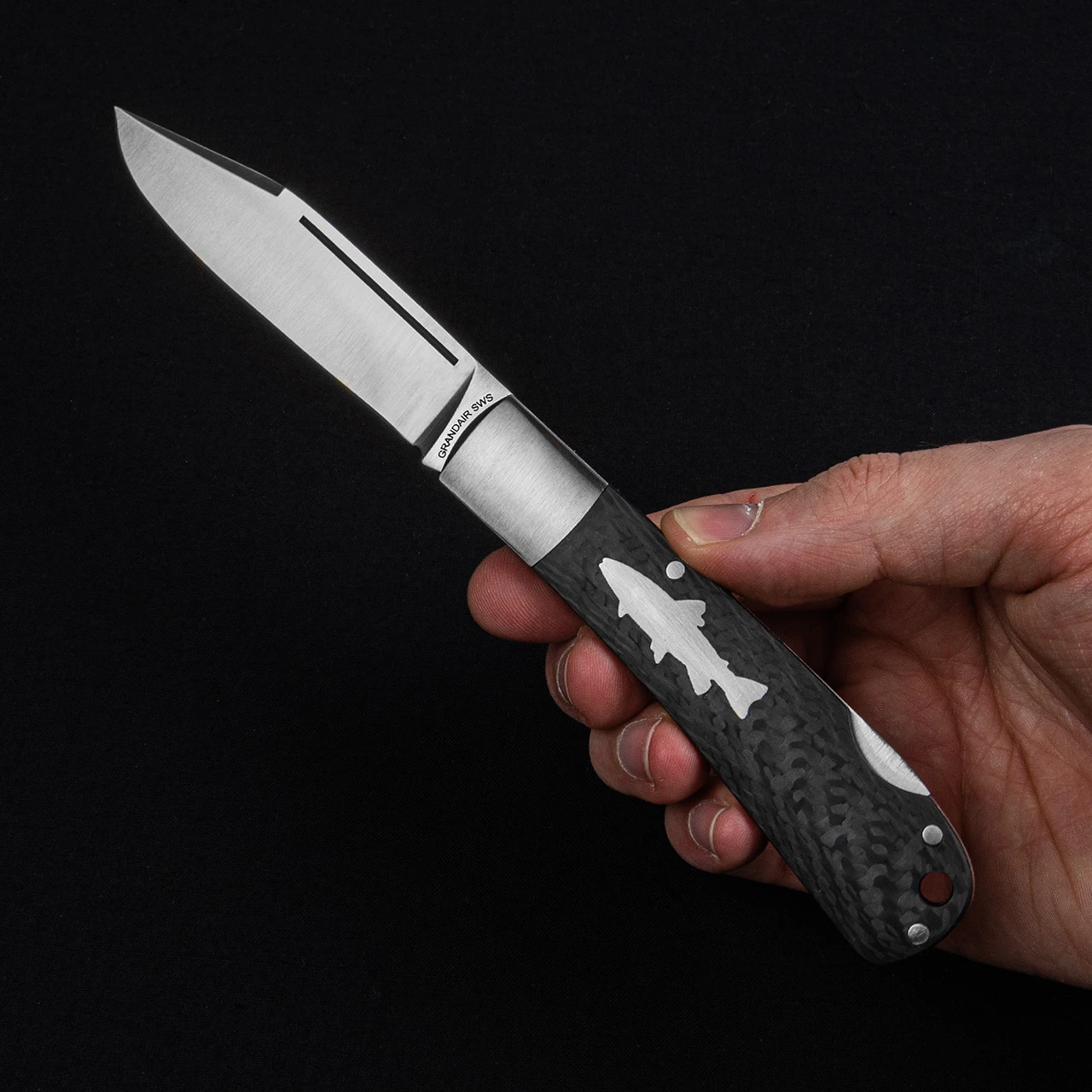 HPA SWS Carbon Fibre Folding Knife 1 HPA SWS Carbon Fibre Folding Knife