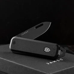 James Brand "The Elko" Aluminium Black -Outdoor Equipment Store JB KN117100 00.1.2 49338.1652185222