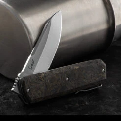 Maserin Silver 410 Fat Carbon "Gold Dark Matter" Folding Knife -Outdoor Equipment Store MAS410 G.2 13730.1688743291.1280.1280 80208.1689085522