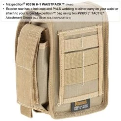 Maxpedition H-1 Waistpack -Outdoor Equipment Store MAXP 316det6 21303.1662130018