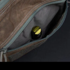 Magforce Gemini Sling Bag Waxed Canvas -Outdoor Equipment Store MF W0498 BRdet6 67143.1689846939.1280.1280 76631.1689945486