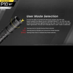 Nitecore P10 V2 13 Nitecore P10 V2 -Outdoor Equipment Store NITECORE P10V2det4 70021.1595247052