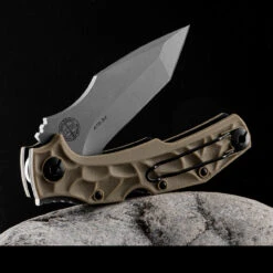 Pohl Force Bravo Two Classic FDE Folding Knife -Outdoor Equipment Store POHL 1079.4 84710.1690215750