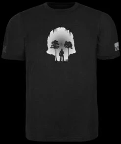 TAD Skull Cave T-Shirt Black -Outdoor Equipment Store TAD T SKUCAV BK S 14971.1630661754
