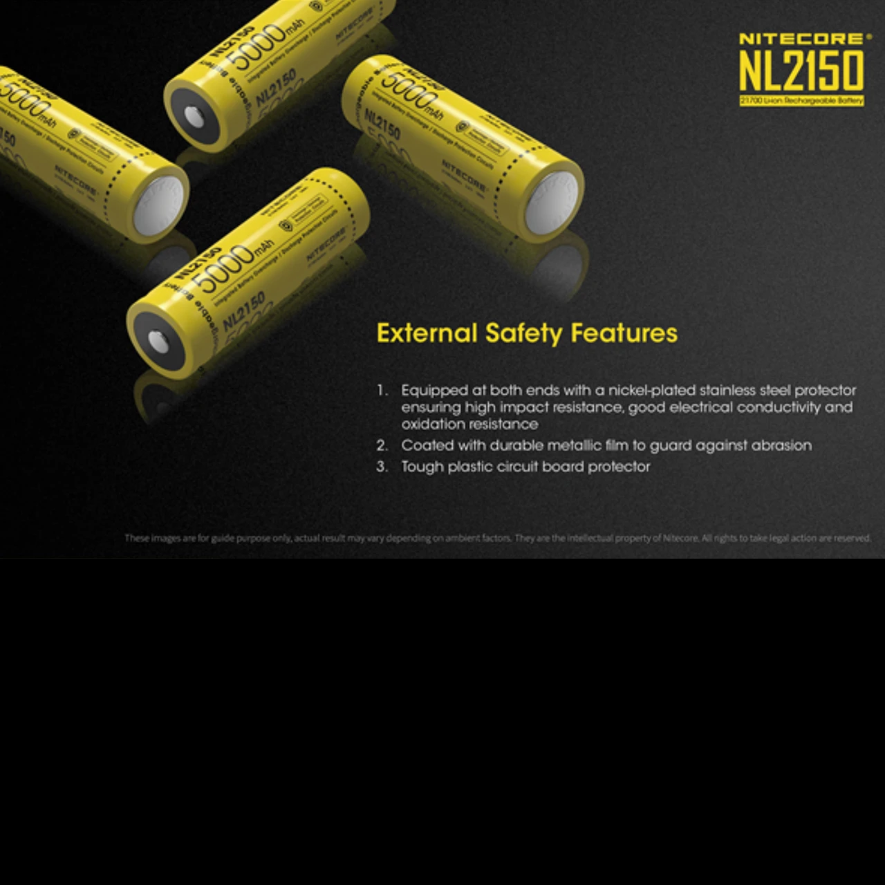 Nitecore NL2150 Rechargeable Battery 7 Nitecore NL2150 Rechargeable Battery - Image 7