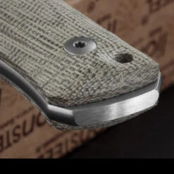 Lion Steel Bushcraft B35 Micarta Green -Outdoor Equipment Store ccm ls b35cvgdet1 23906.1587424307