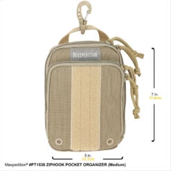 Maxpedition Ziphook Pocket Organiser Medium -Outdoor Equipment Store maxp 1536det4 58937.1662381664