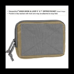 Maxpedition Hook-&-Loop 5 X 7in Zipper Pocket -Outdoor Equipment Store maxp 3525det3 16178.1587387252