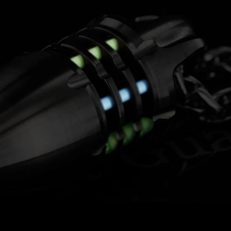 RovyVon St. Guard Titanium Pendant 6 Tritium Vials 2 RovyVon St. Guard Titanium Pendant 6 Tritium Vials - Image 2