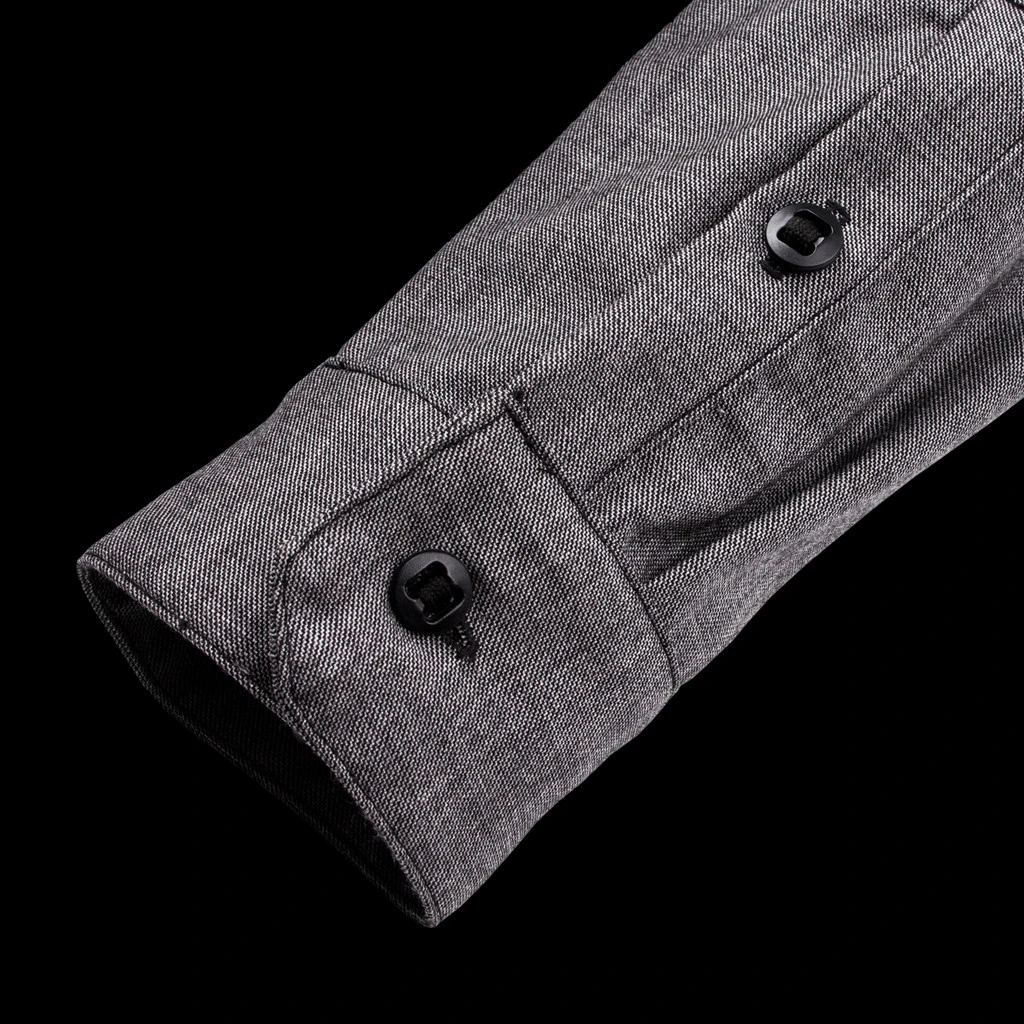 TAD Highland Shirt Heather Charcoal 2 TAD Highland Shirt Heather Charcoal - Image 2