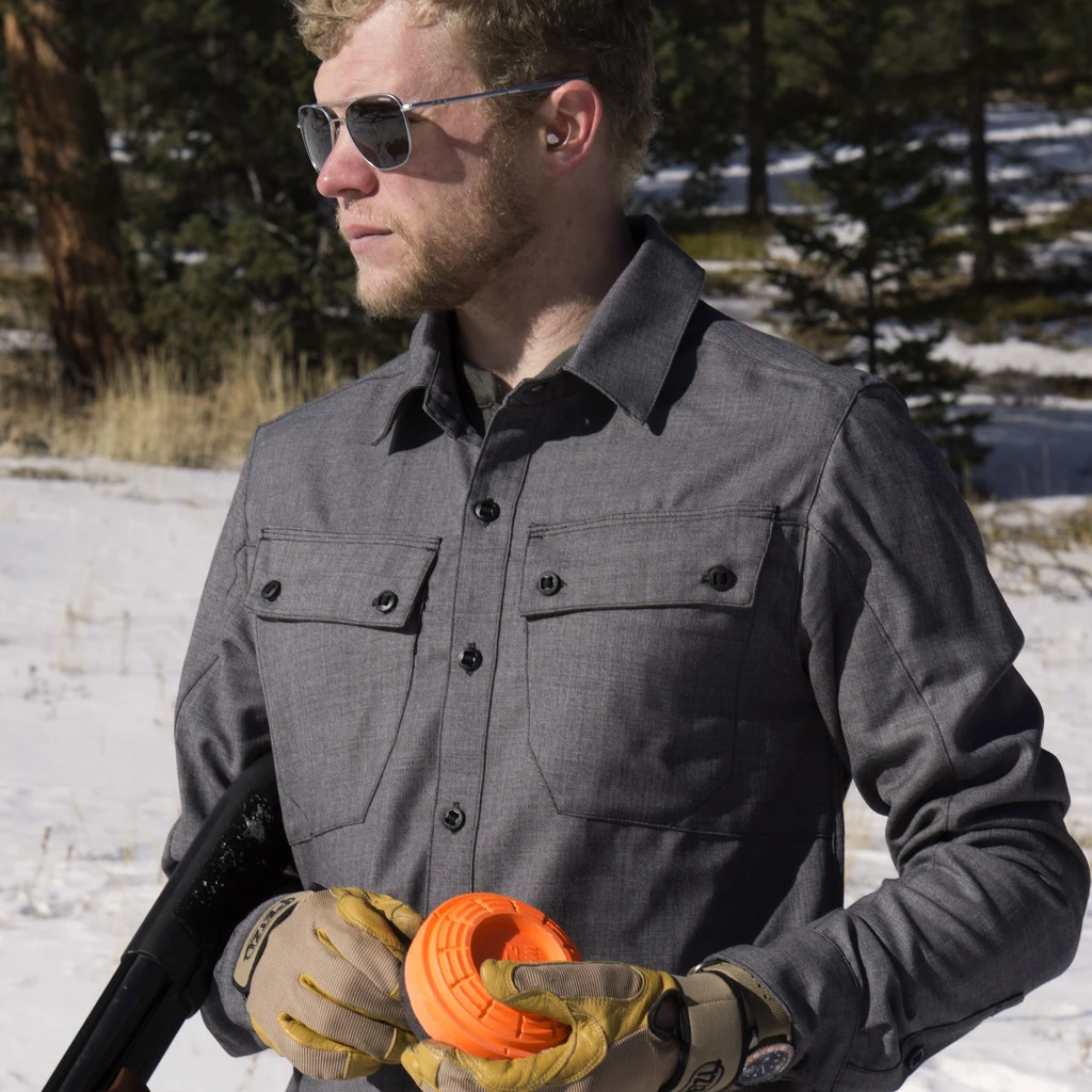 TAD Highland Shirt Heather Charcoal 5 TAD Highland Shirt Heather Charcoal - Image 5