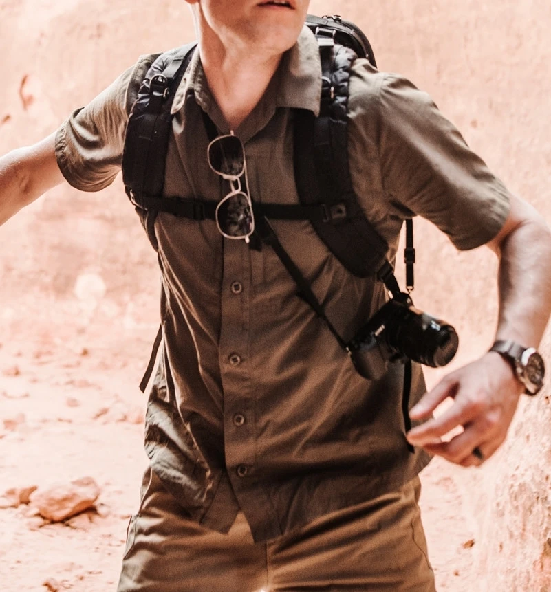 TAD Latitude Field Shirt Short Sleeve Tarmac 2 TAD Latitude Field Shirt Short Sleeve Tarmac - Image 2