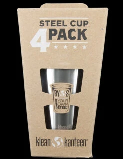 Klean Kanteen Steel Cup 295ml - 4 Pack 9 Klean Kanteen Steel Cup 295ml - 4 Pack -Outdoor Equipment Store wit kssc10 4pk 15783.1587728695